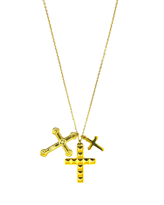 Triple Necklace Gold