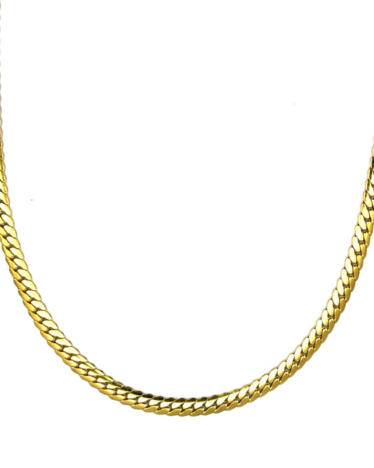 Weave necklace gold