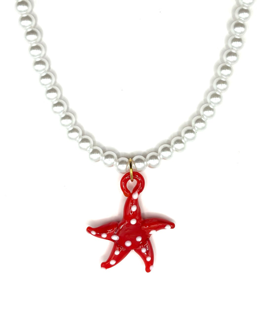 Marea Red Necklace