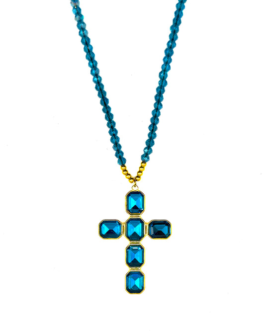 Blue Creu Necklace