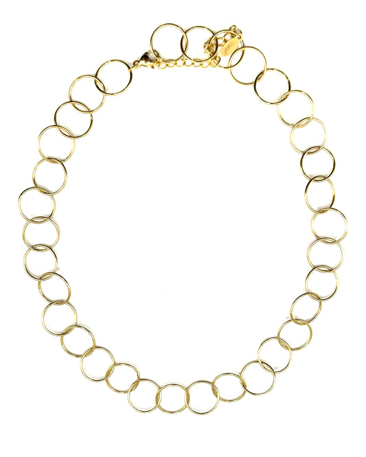 Circle Necklace Gold