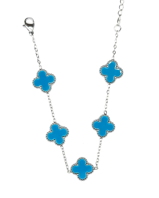 Treb Bracelet Azul Plata