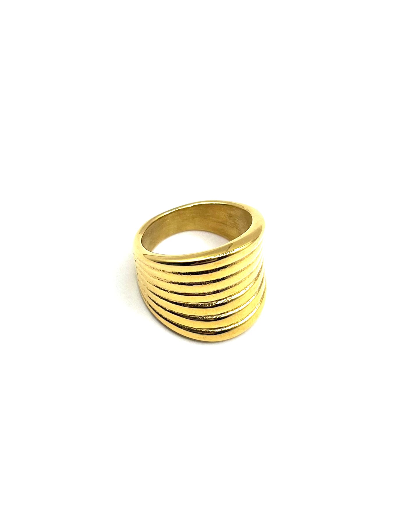 Line ring gold